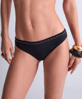 Summer Stars Brazilian Swimsuit Bottom Black