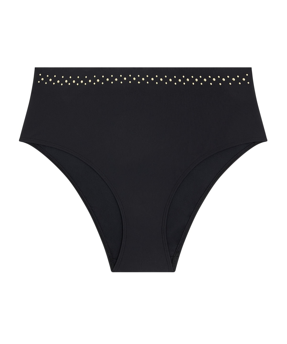 Summer Stars Bas de maillot de bain taille haute Black