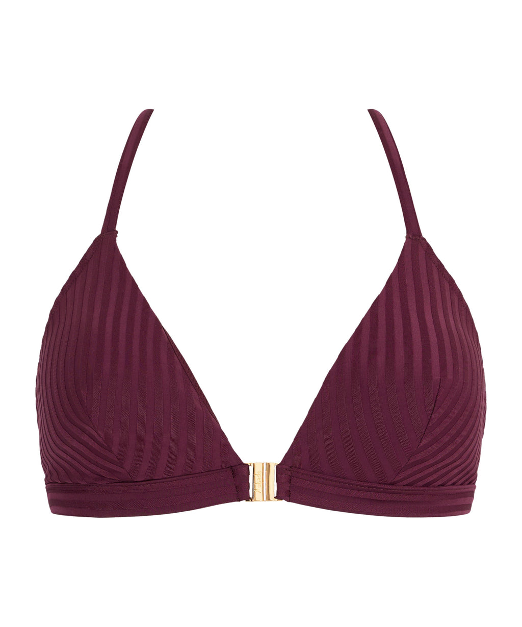 Sun Pop Haut de maillot de bain triangle Açaï
