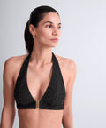 Golden Horizon Haut de maillot de bain Triangle Noir