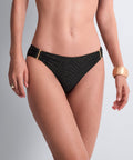 Golden Horizon Bas de maillot de bain brésilien Noir