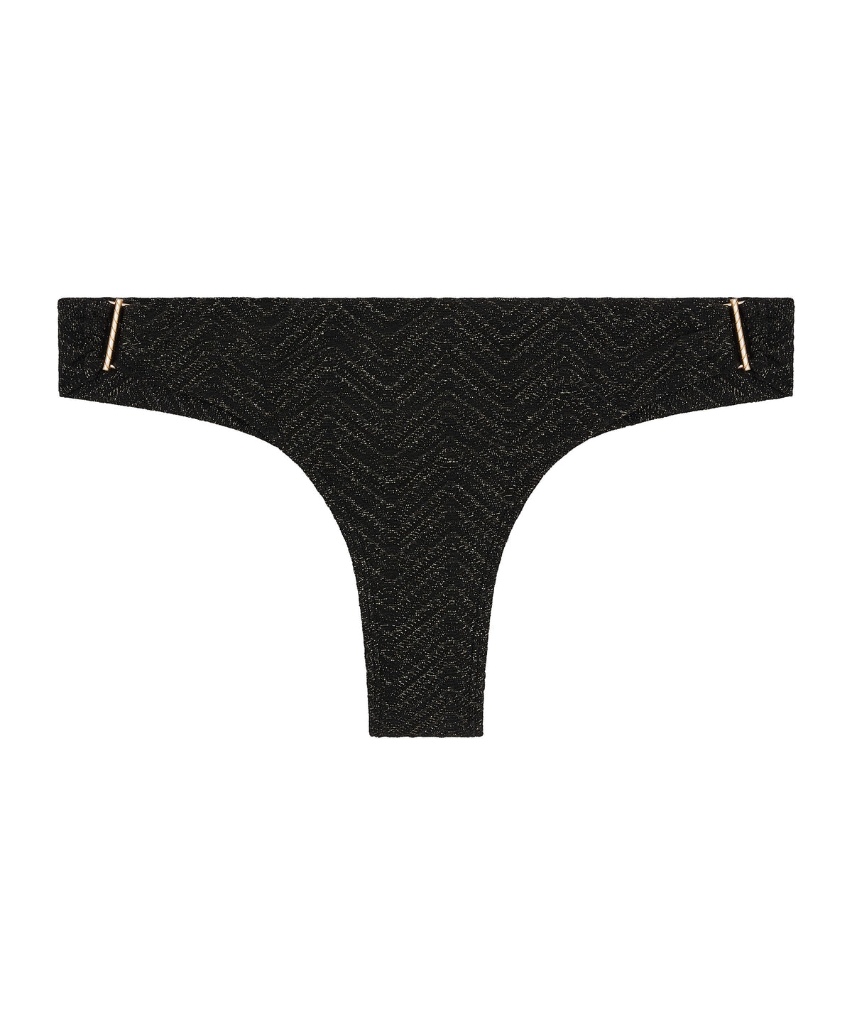 Golden Horizon Bas de maillot de bain tanga Noir