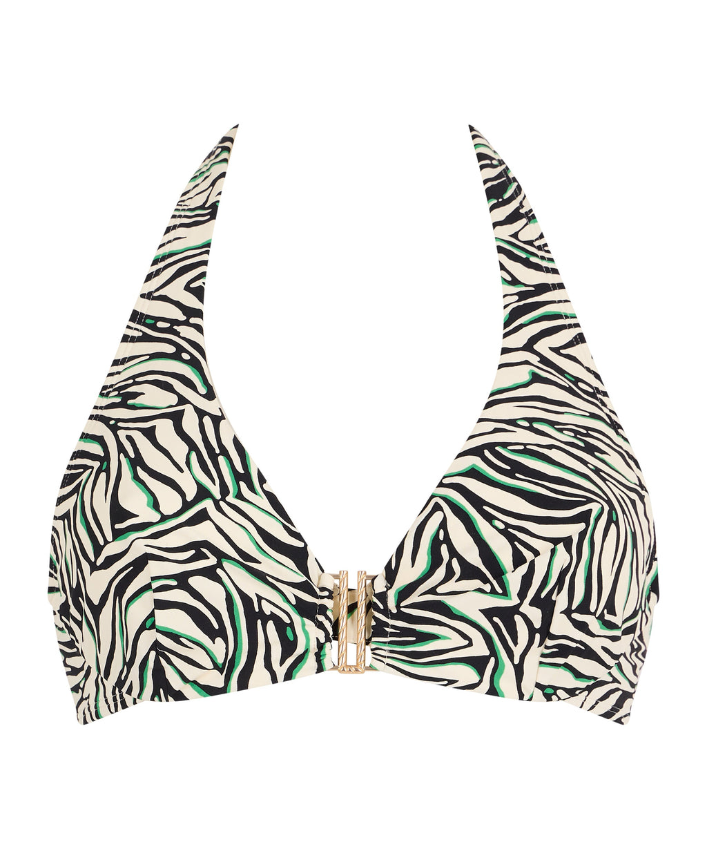Tropical Splash Haut de maillot de bain à armatures Wild Stripes