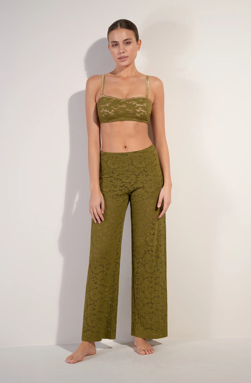 Soutien-gorge bandeau en dentelle Alya Jade