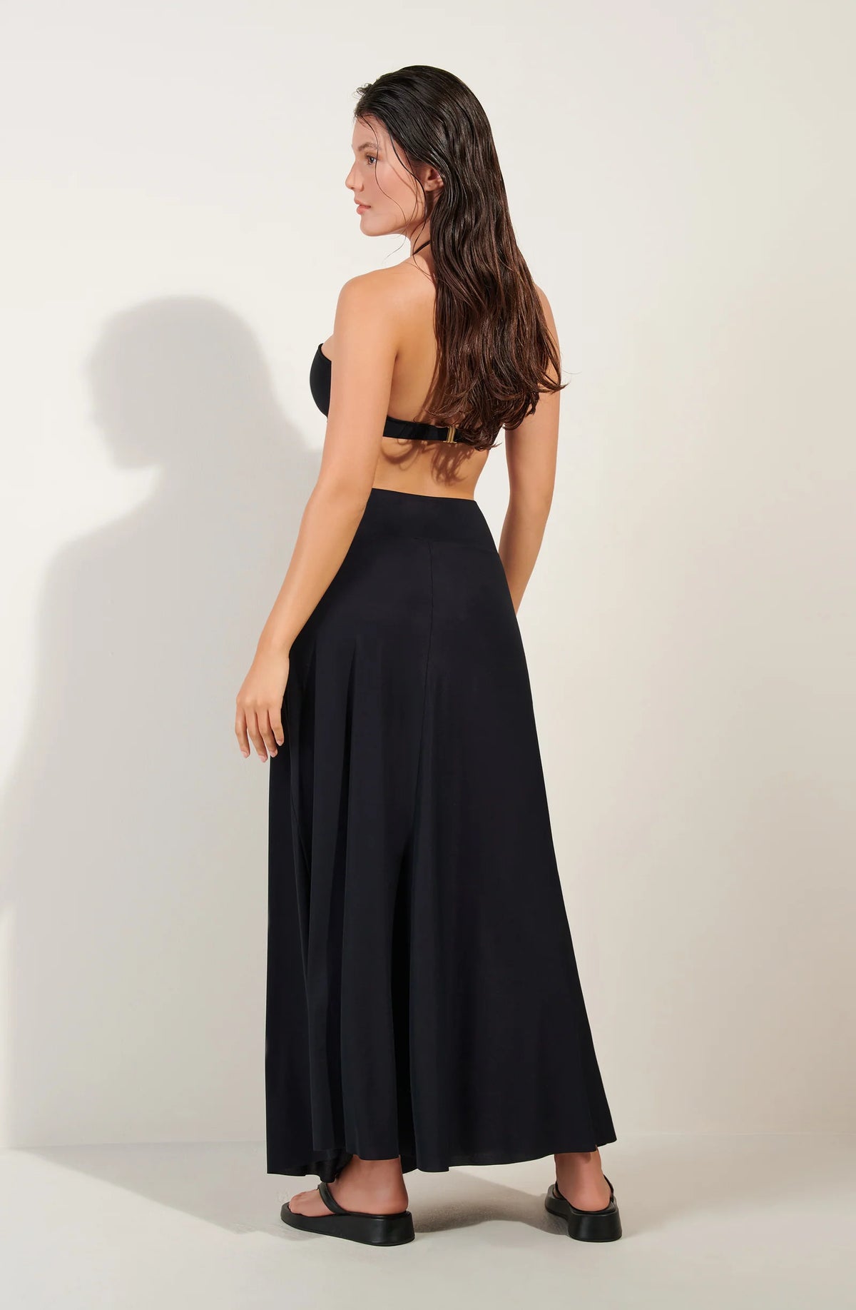 jaya Long jade multiposition skirt