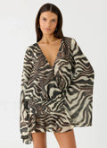 Robe Courte Elisana - Zèbre
