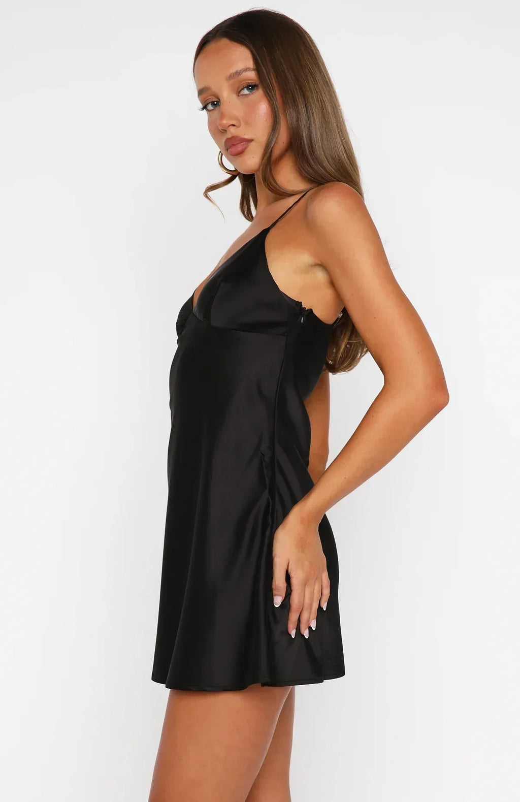 Mini-robe noire « Let's Get Going »