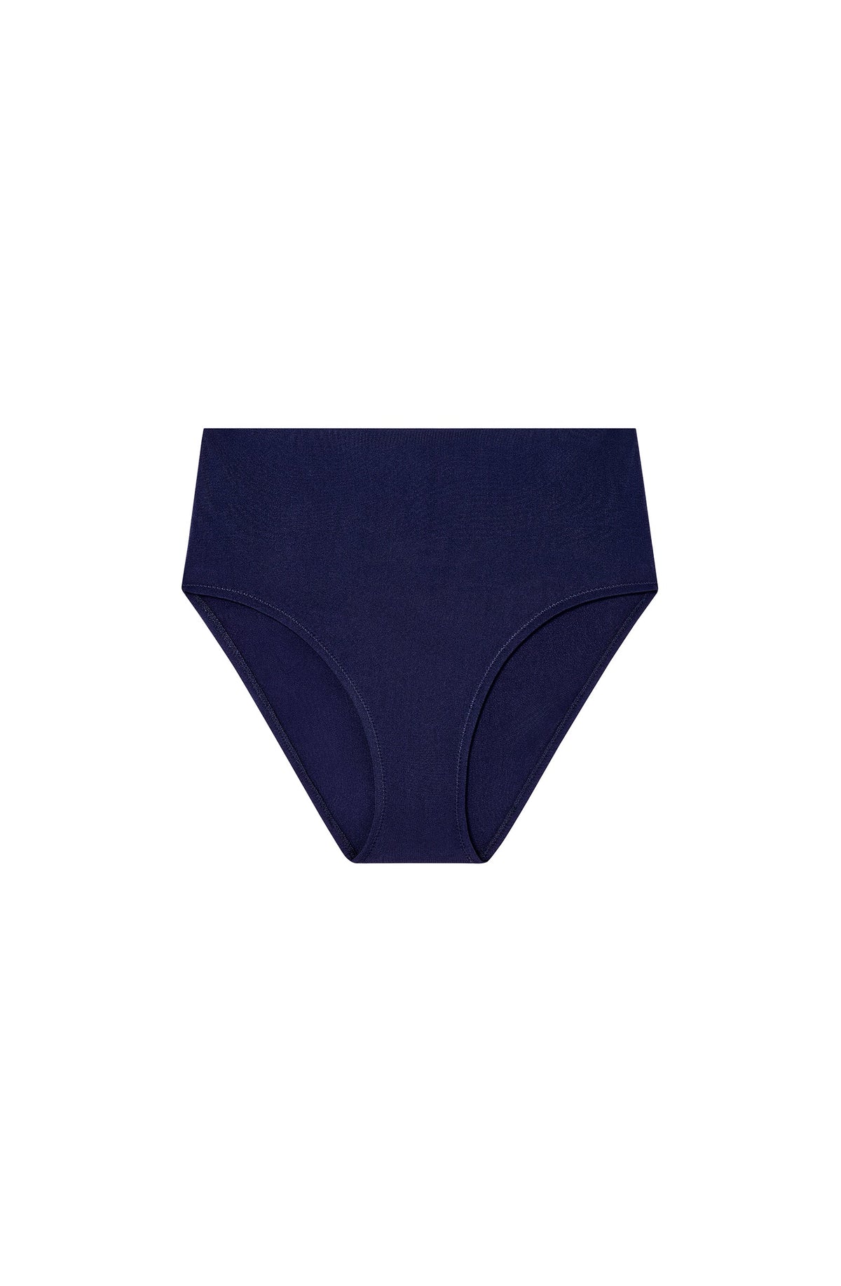 tobago Navy high-waisted bikini bottom