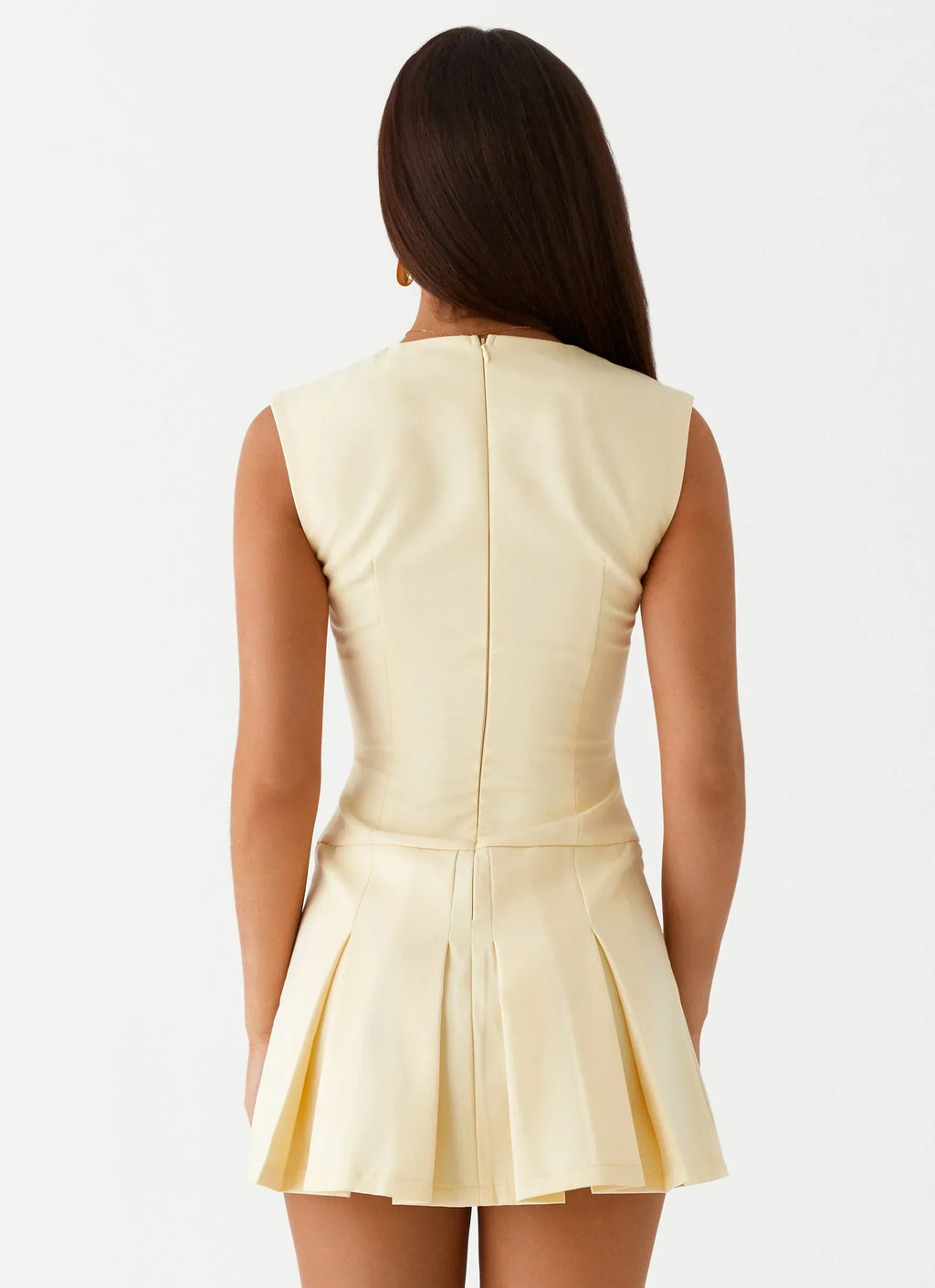 Mini-robe Cassia - Jaune
