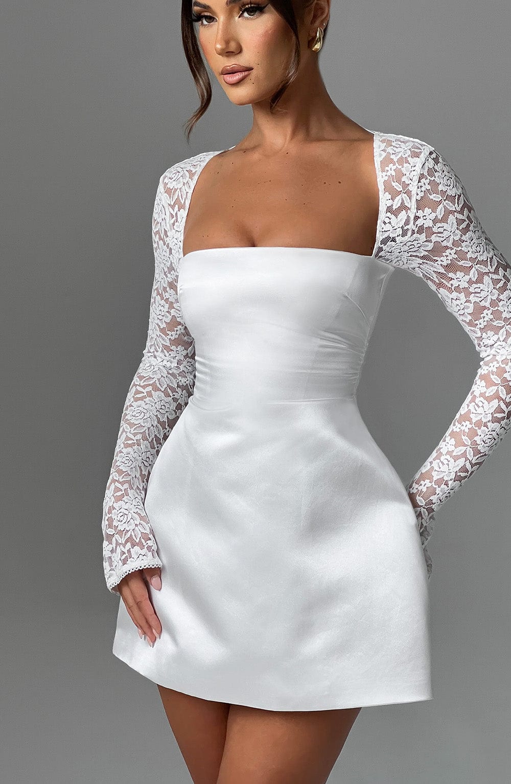 Mini-robe Sadie - Ivoire