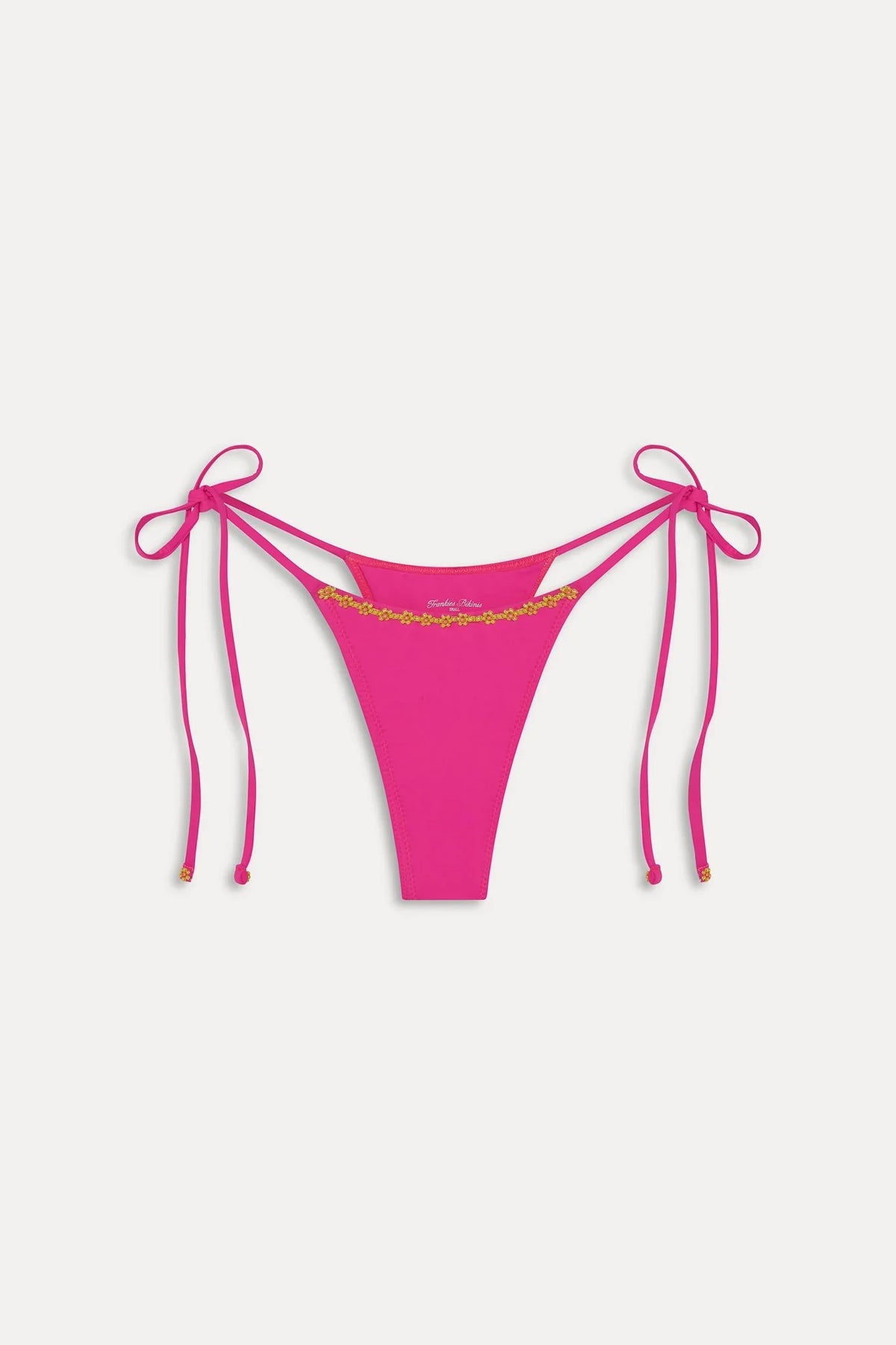 Bas de bikini Divine Skimpy orné de perles - Rose Étoile de mer