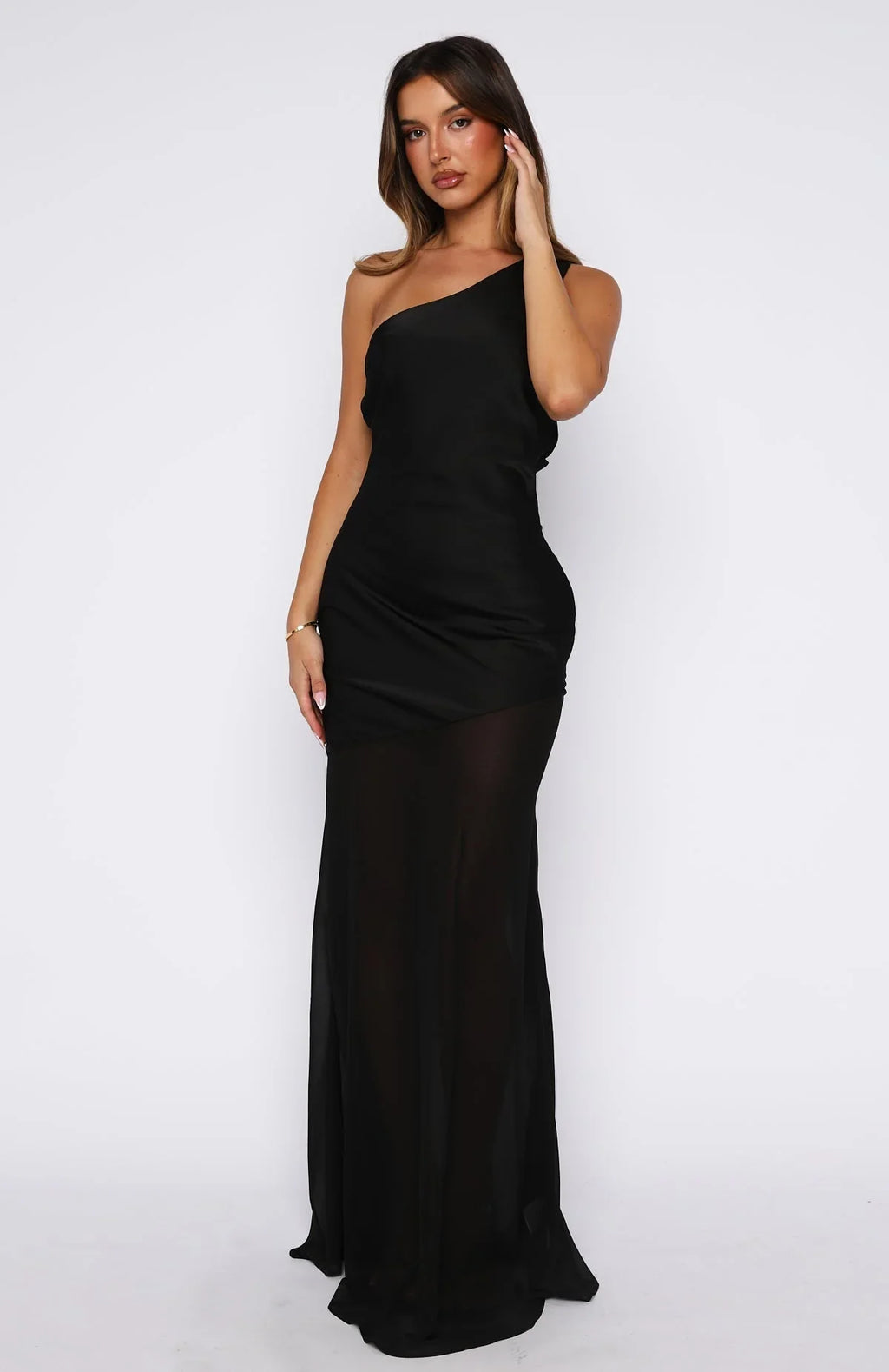 Robe longue Vip Vibes noire