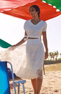 loova Foam white tulle petticoat