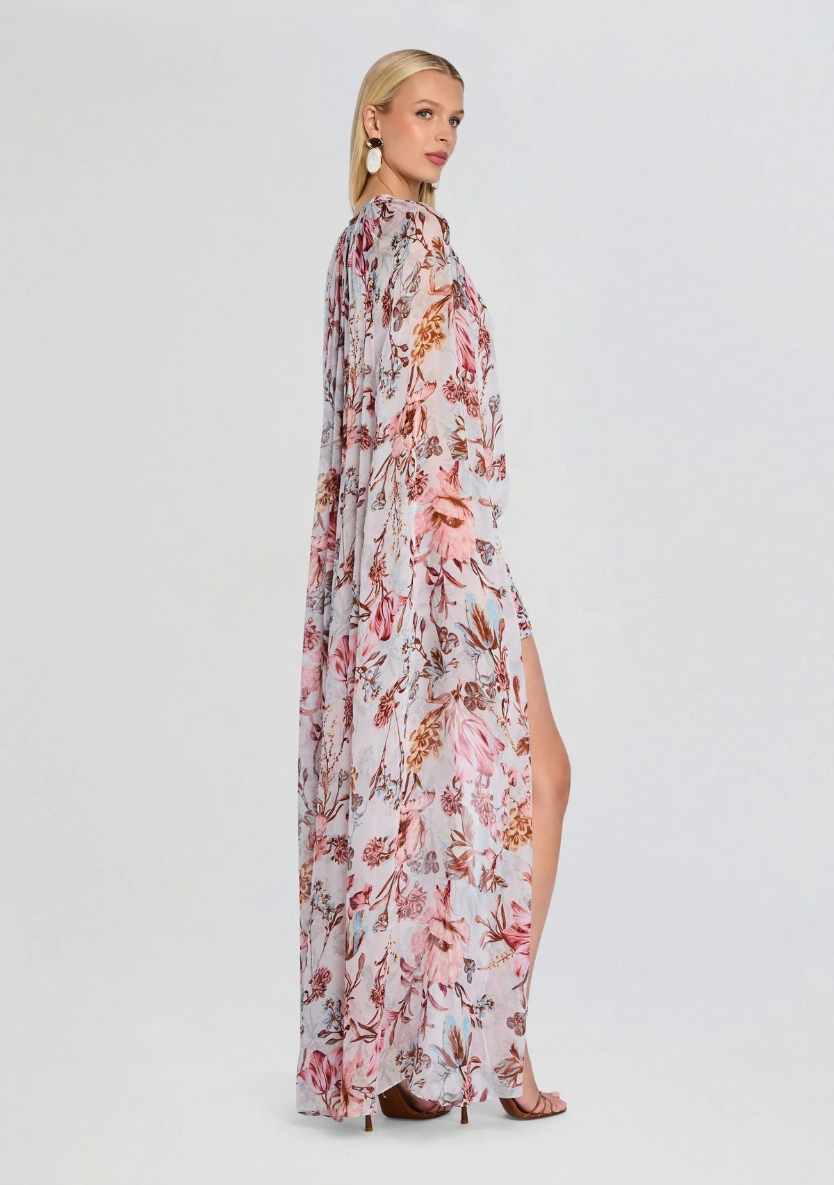 Mini-robe asymétrique Ezra Ruched
