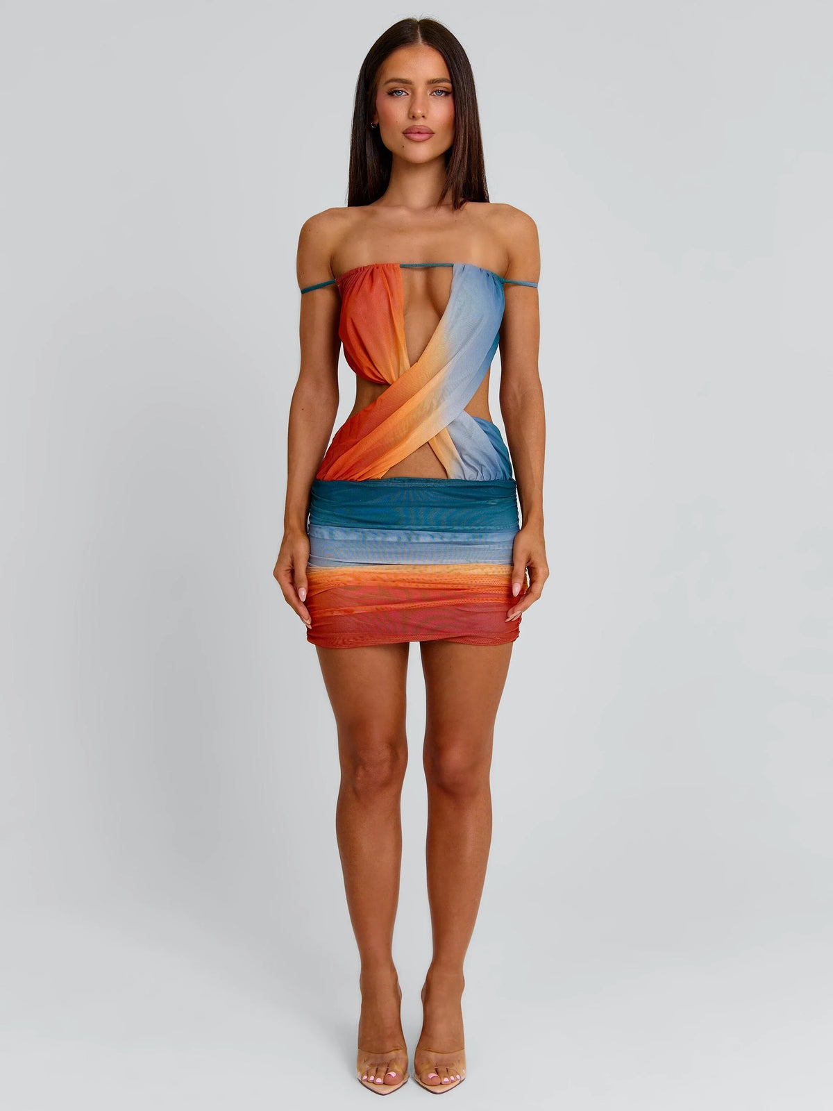Robe Courte Regina Ocean Ombré