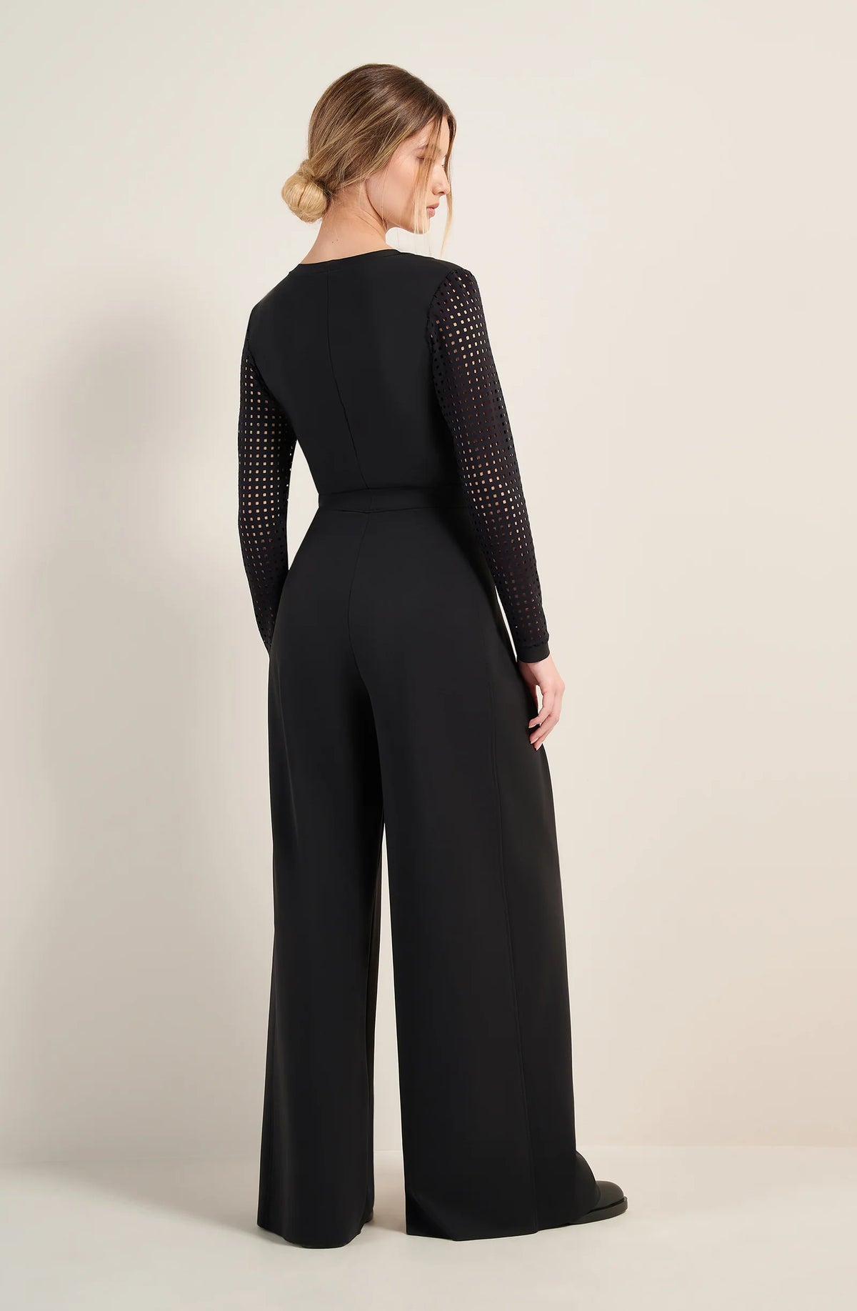 pandora Wide black trousers