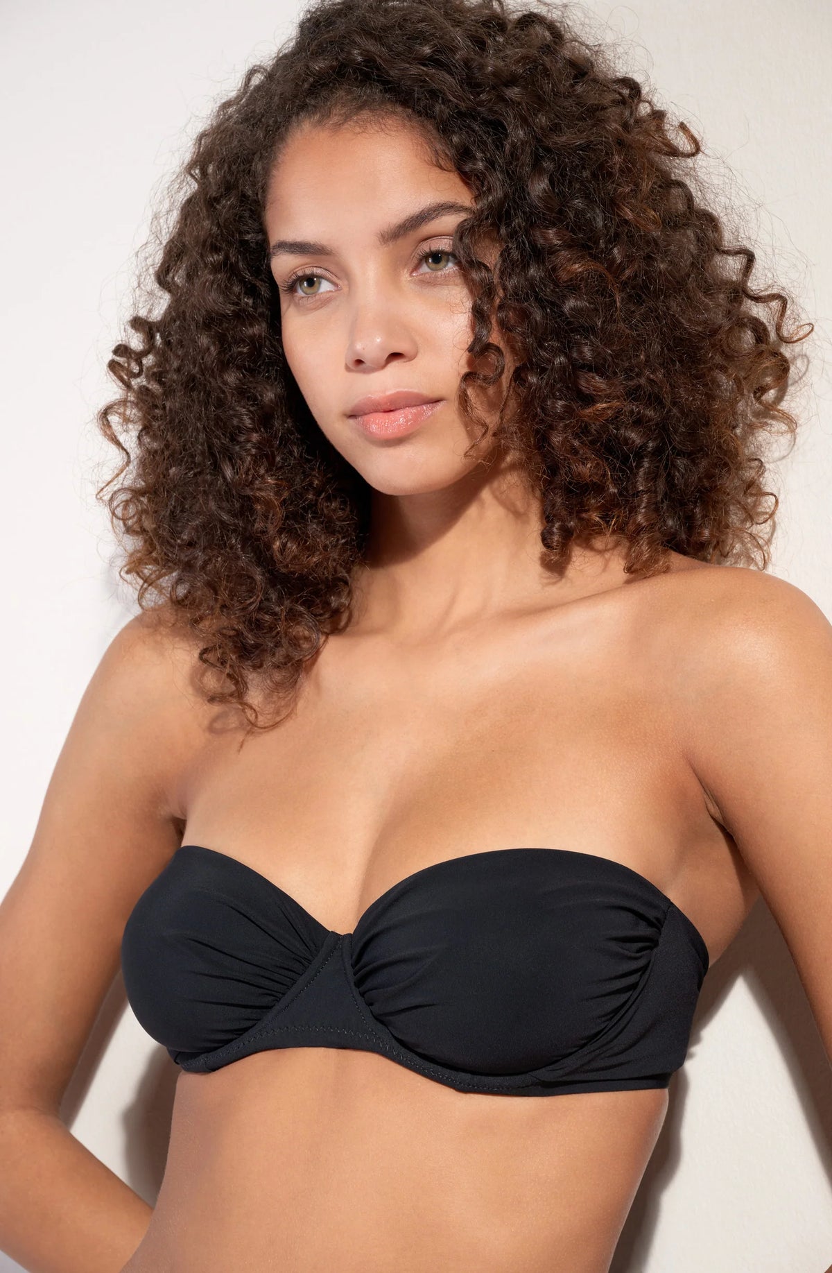 miya Black multi-position balconnet bikini top