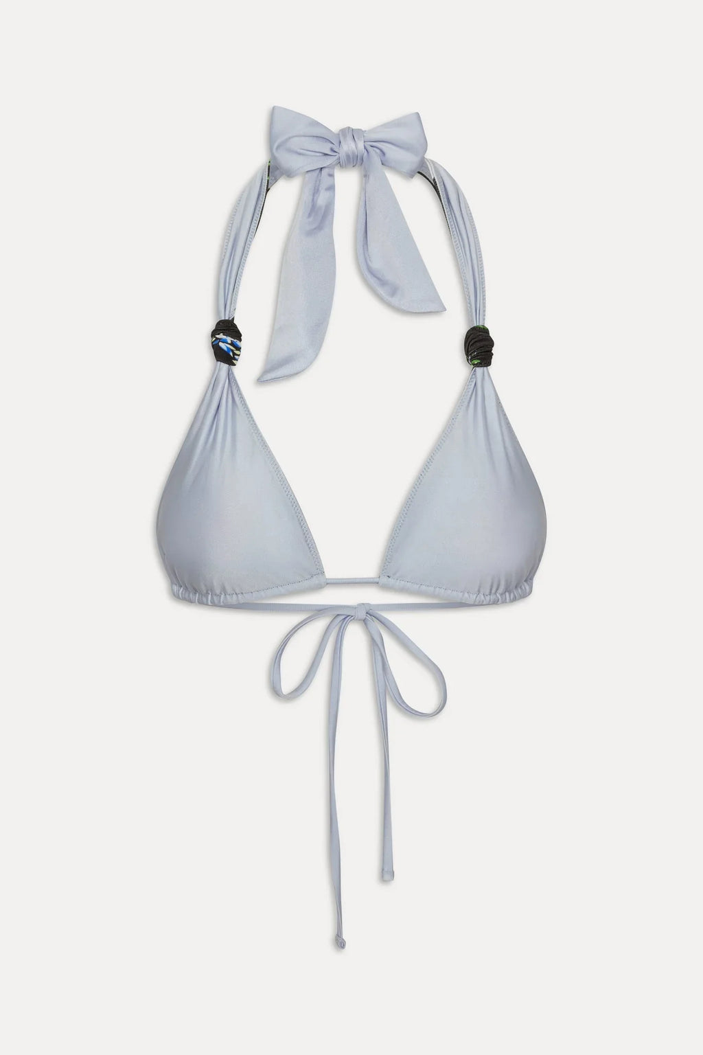 Haut de maillot de bain réversible en satin Kealy - Bouquet