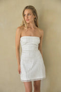 Robe courte Adela ornée de perles