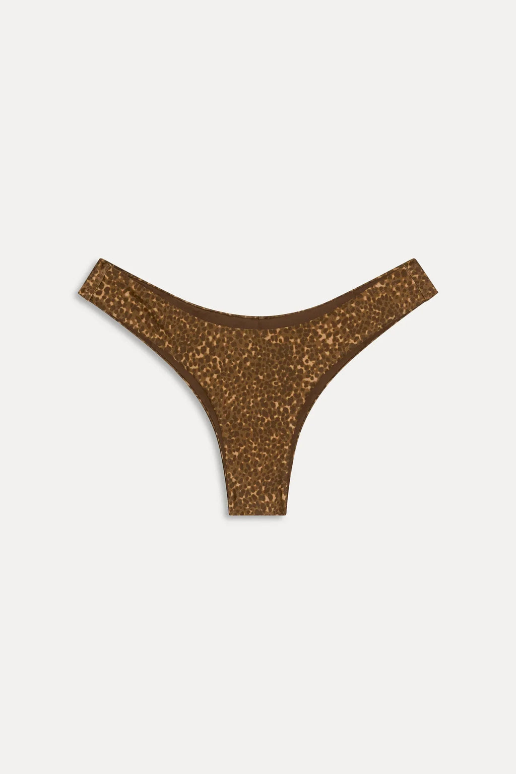 Bas de bikini Katarina Satin coupe coquine - Guépard vintage