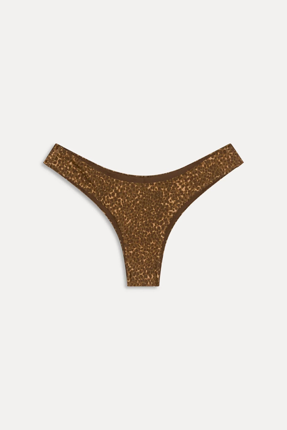 Bas de bikini Katarina Satin coupe coquine - Guépard vintage