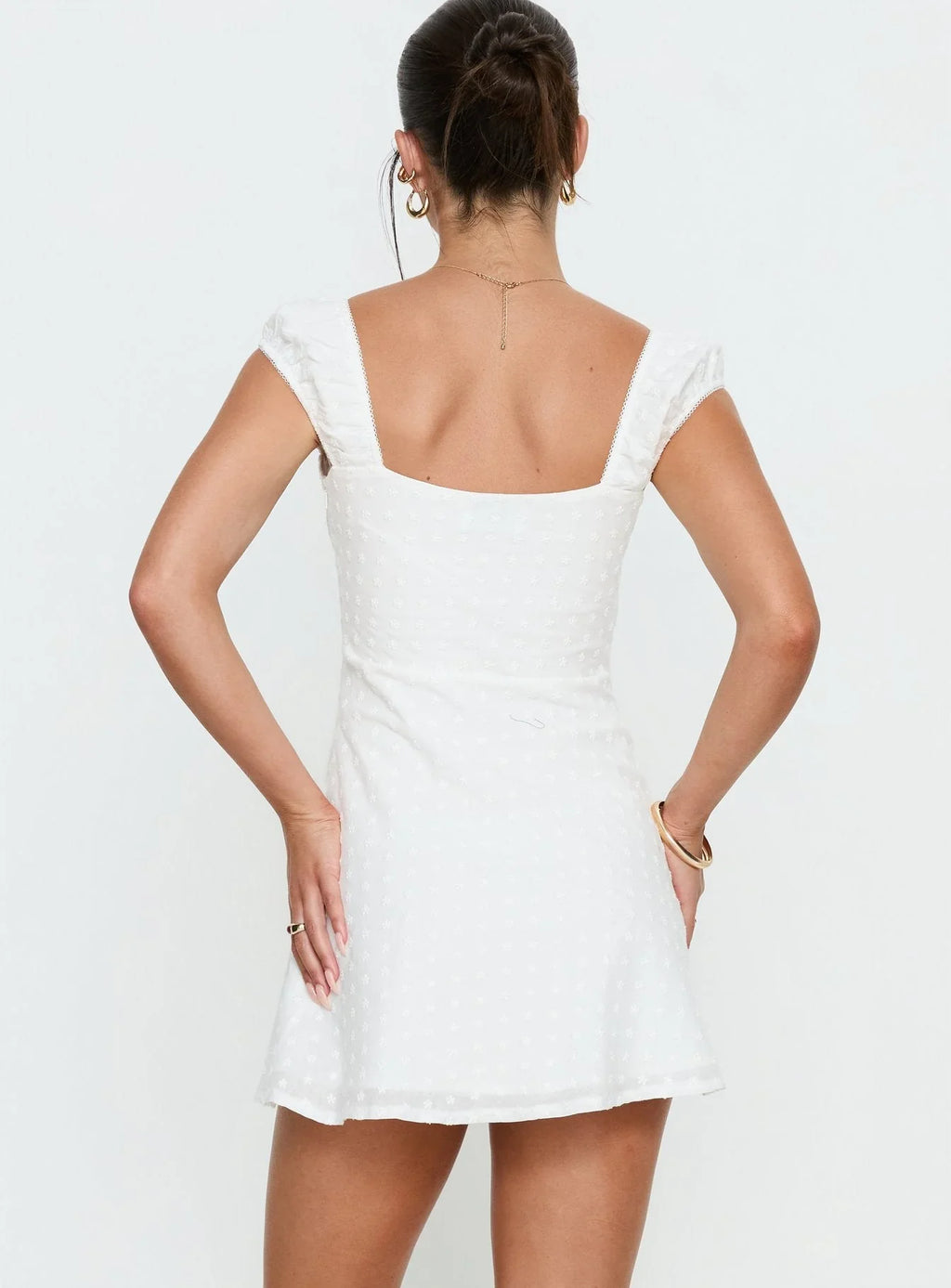 Mini-robe Seyani blanche