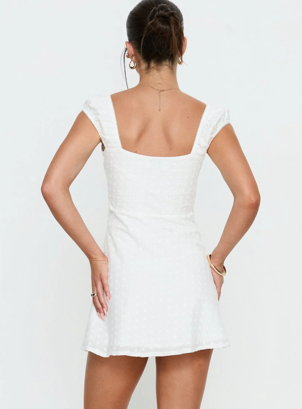Mini-robe Seyani blanche