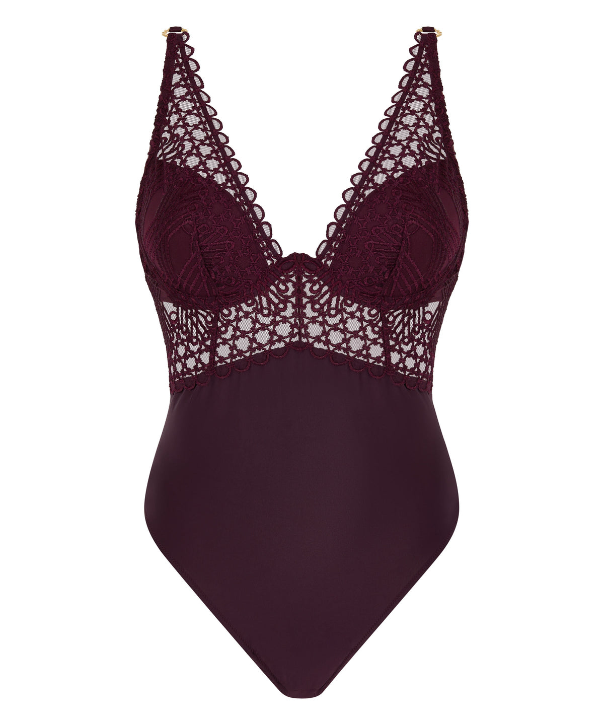 Éloge du Désir Body with Underwire Deep Berry