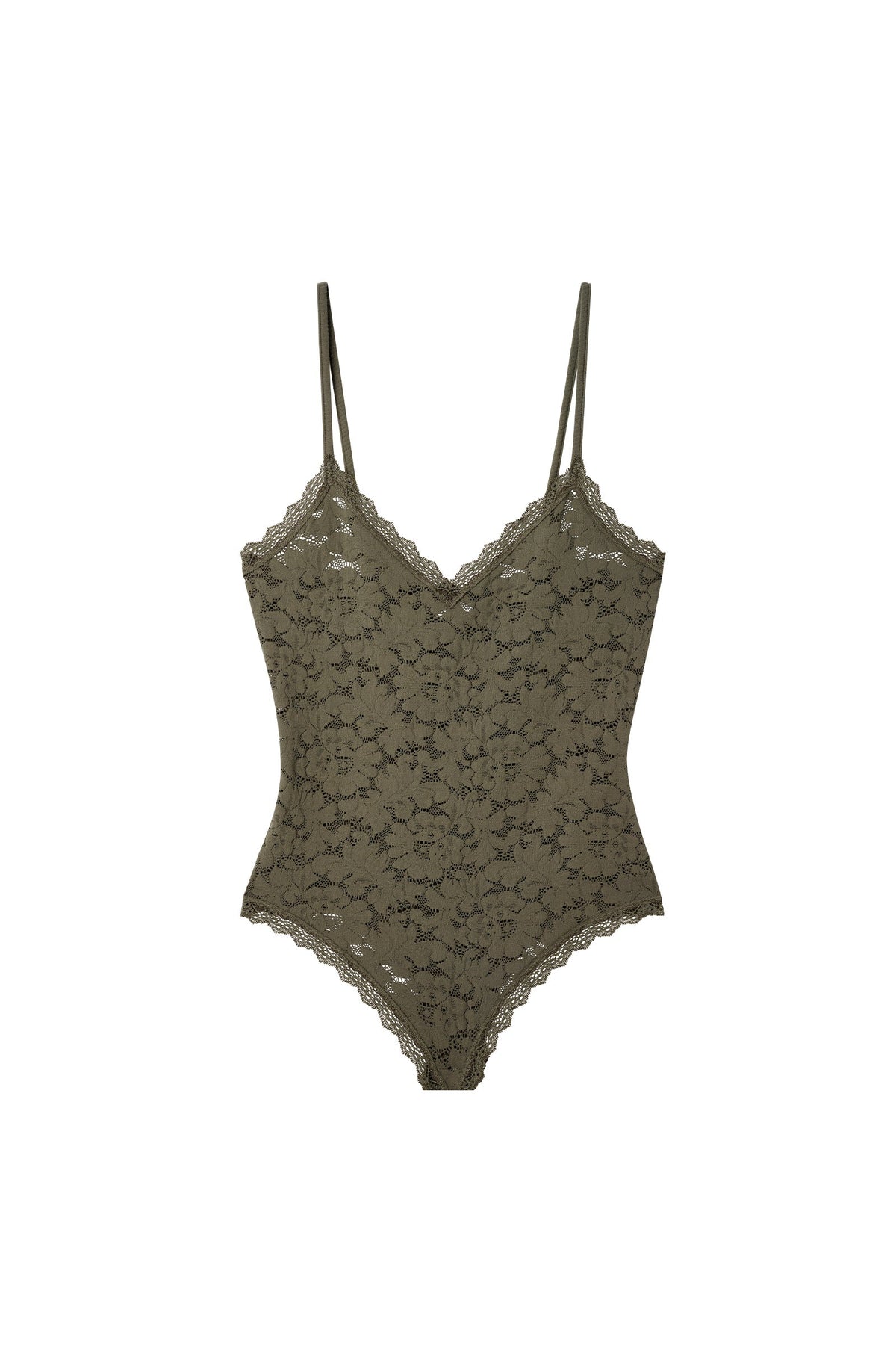 java Black lace thong bodysuit