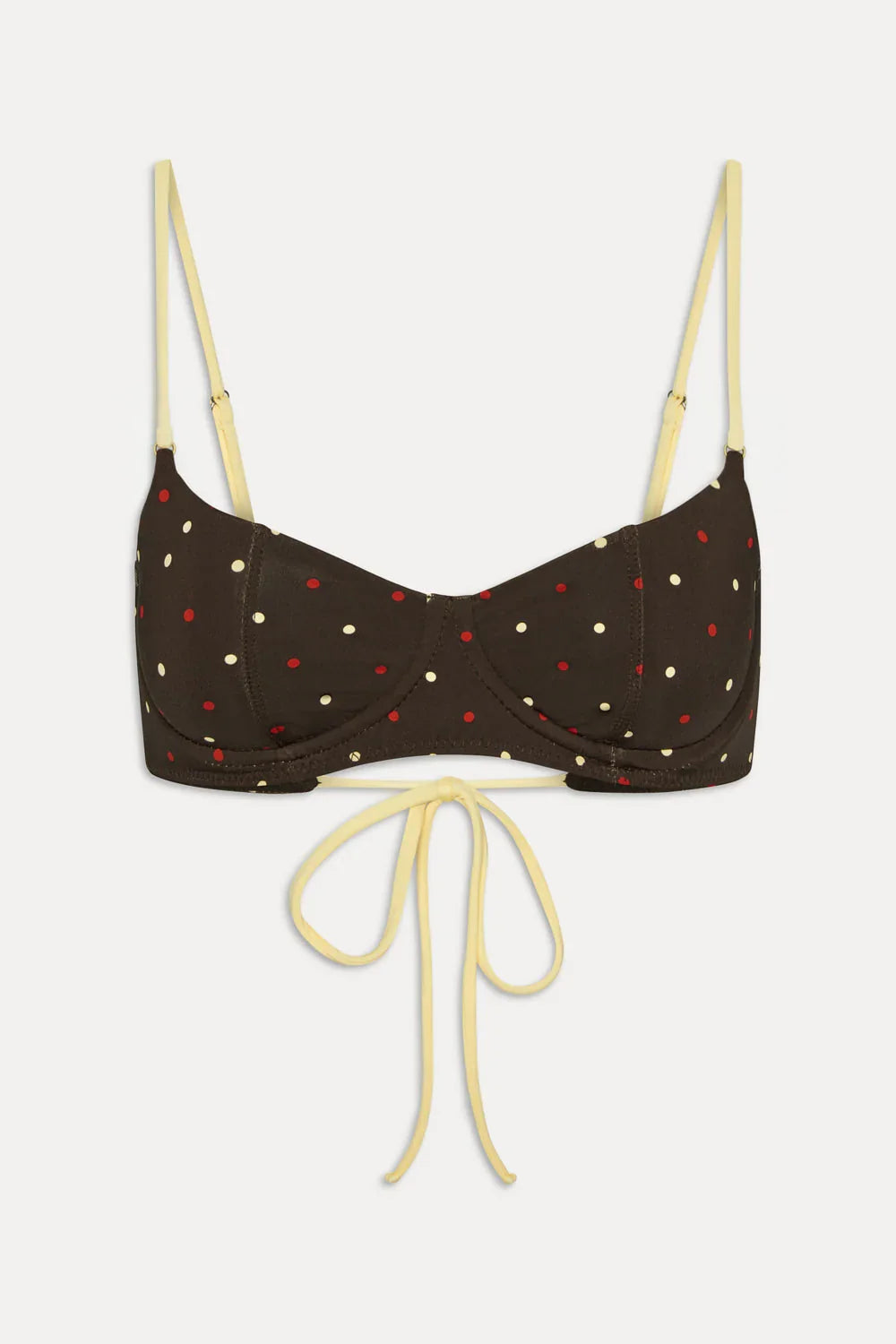 Haut de bikini armaturé Cola Satin - Honey Bug
