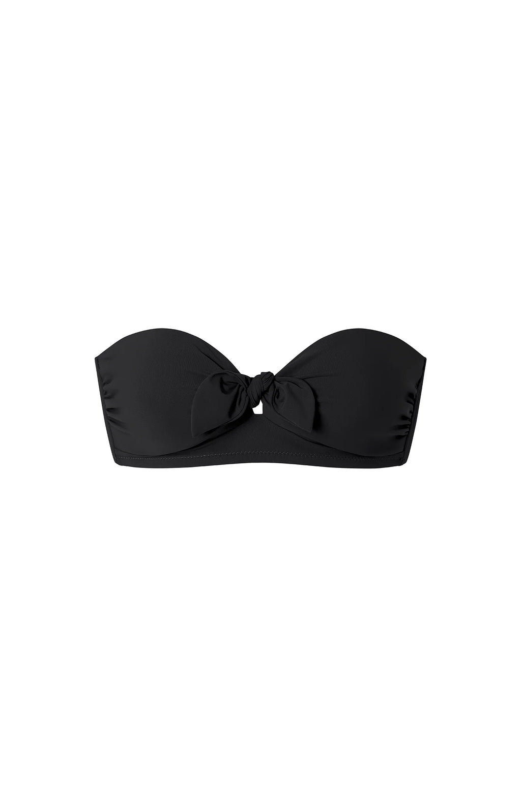 bahiu Black bandeau bikini top