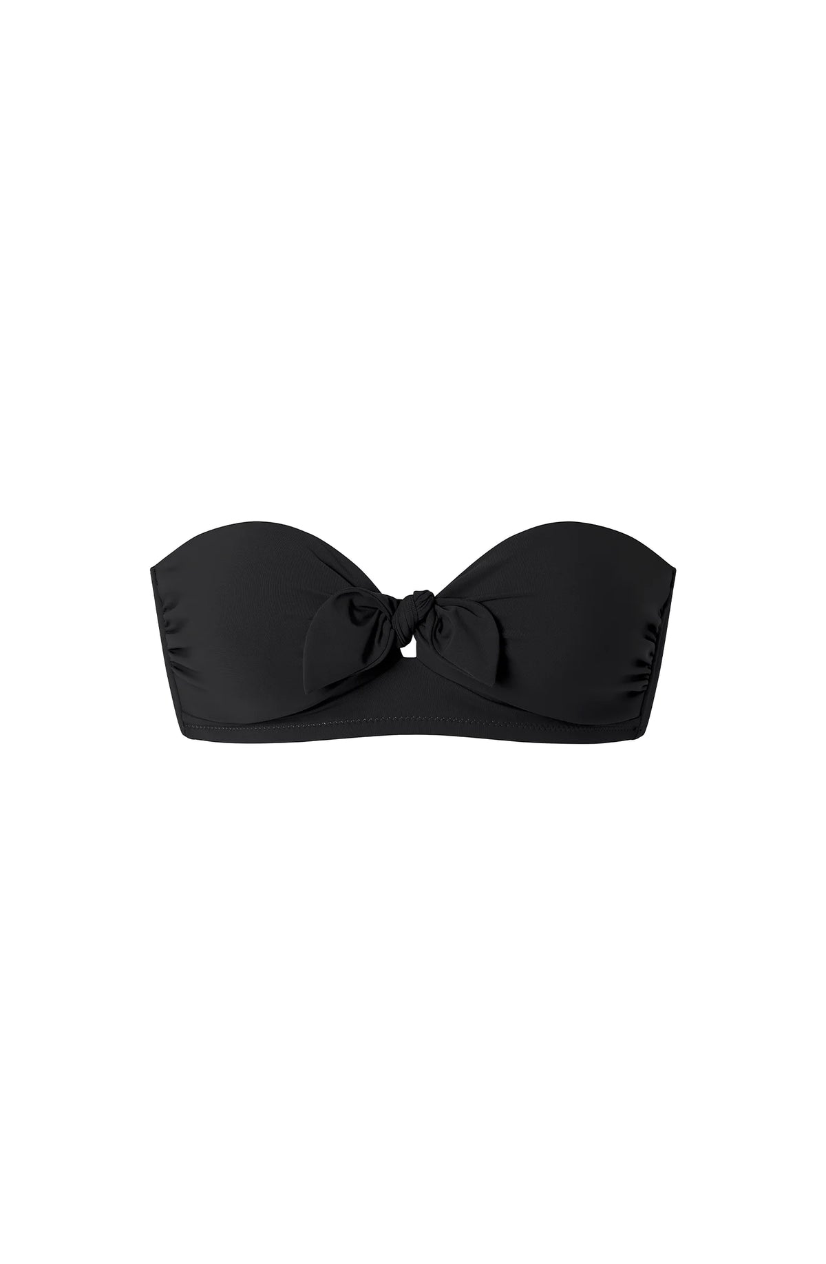 bahiu Black bandeau bikini top