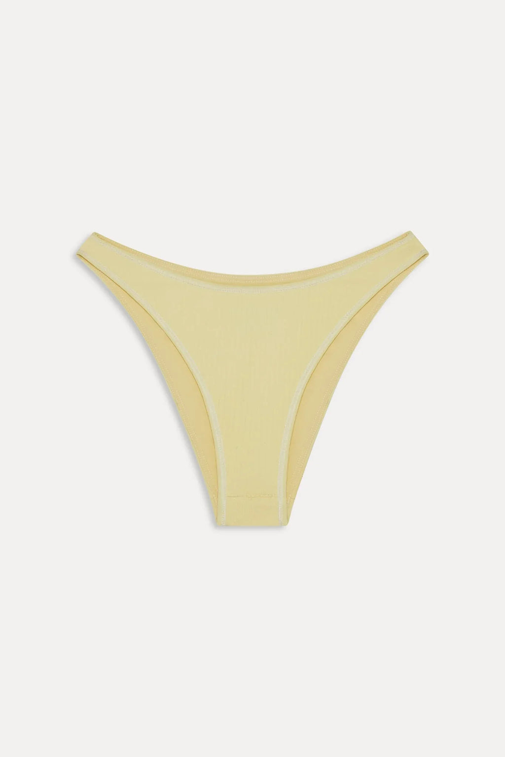 x JENNIE Dove Ribbed Bikini Bottom - Honeycomb
