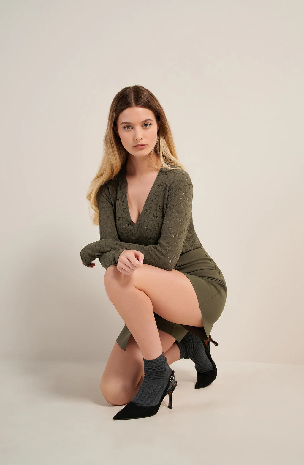 sheila Black Bonded skort