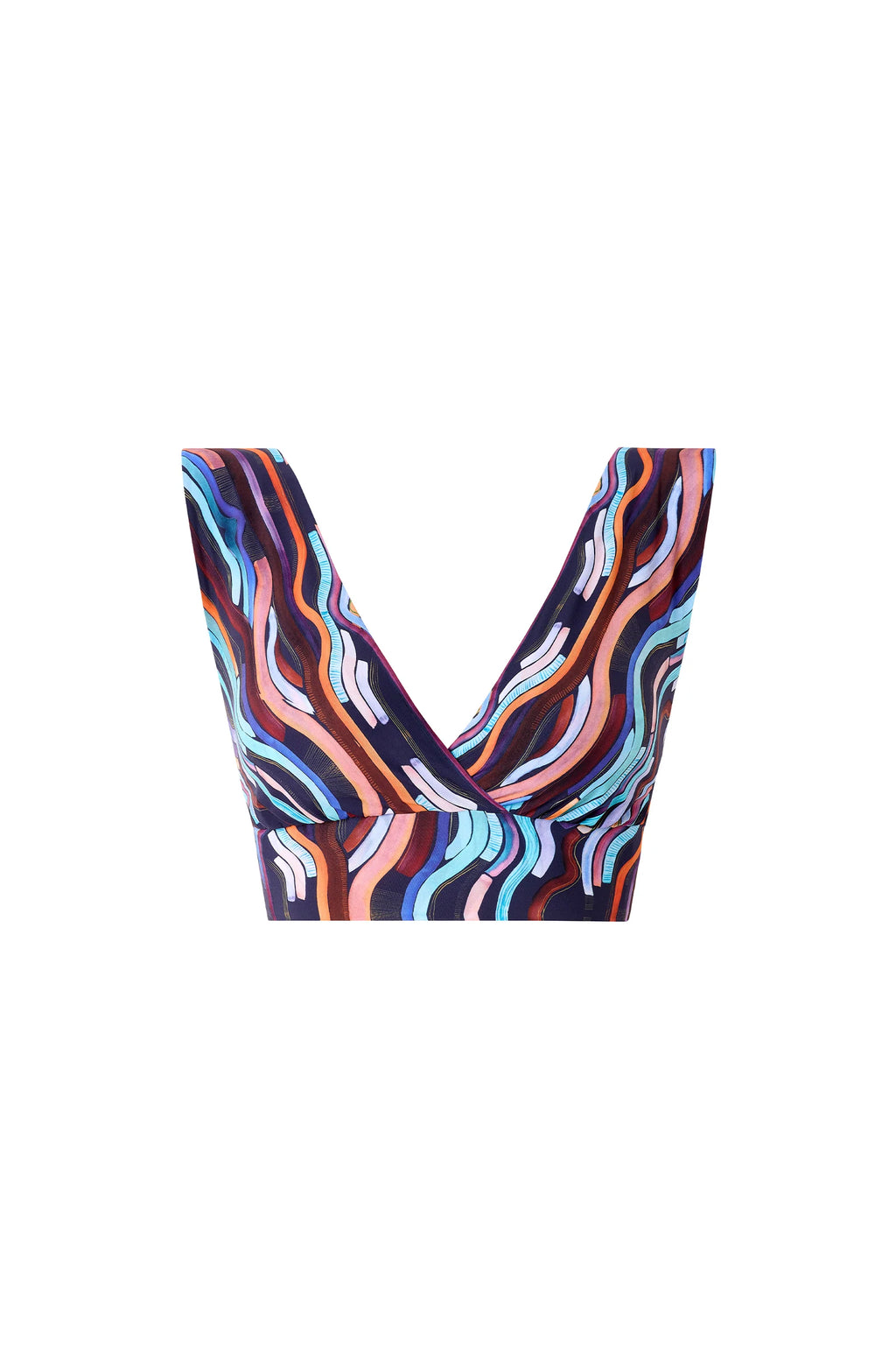 leto Printed sleeveless top NEON