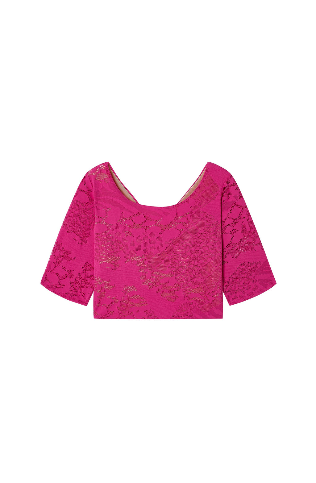 tanji Foam white top with round neck