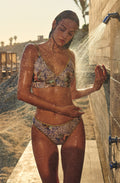 singa Printed bikini top