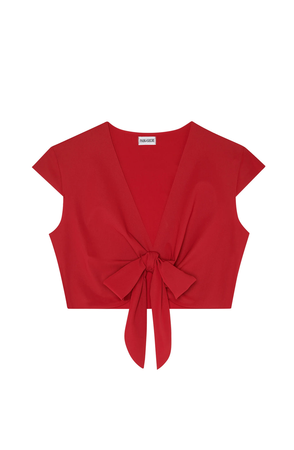 tako Jean wrap crop top