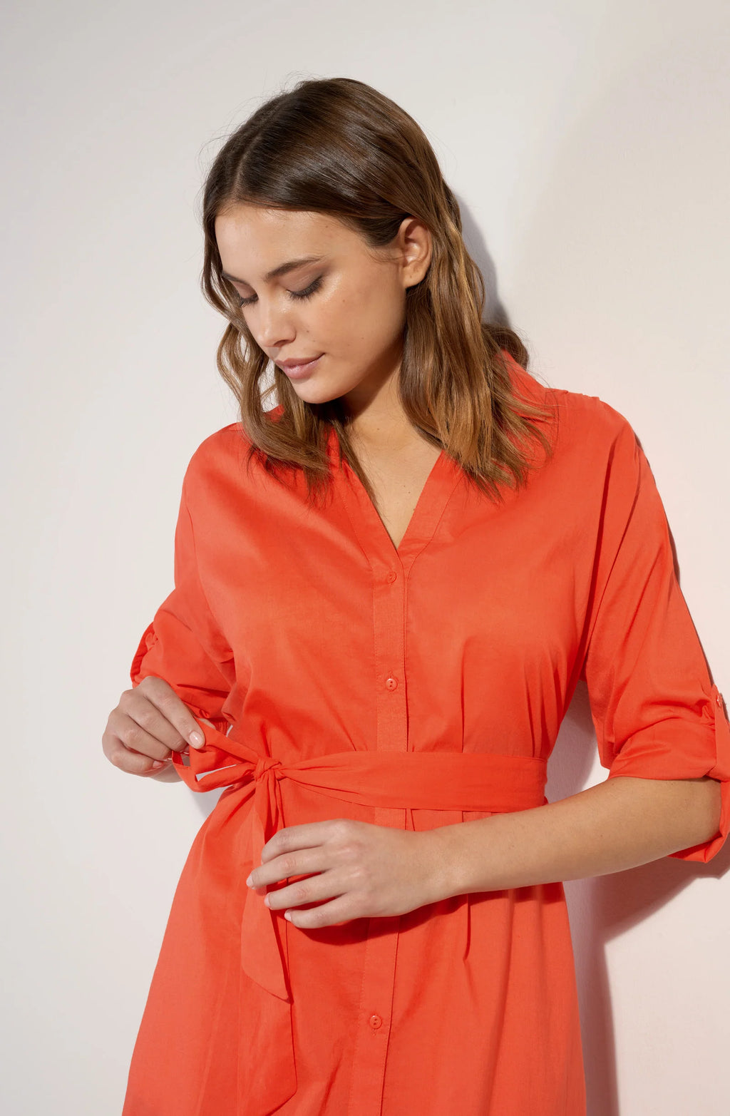 cassandre White shirt dress