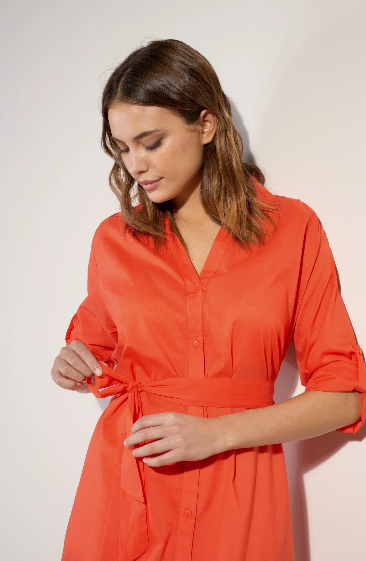 cassandre White shirt dress