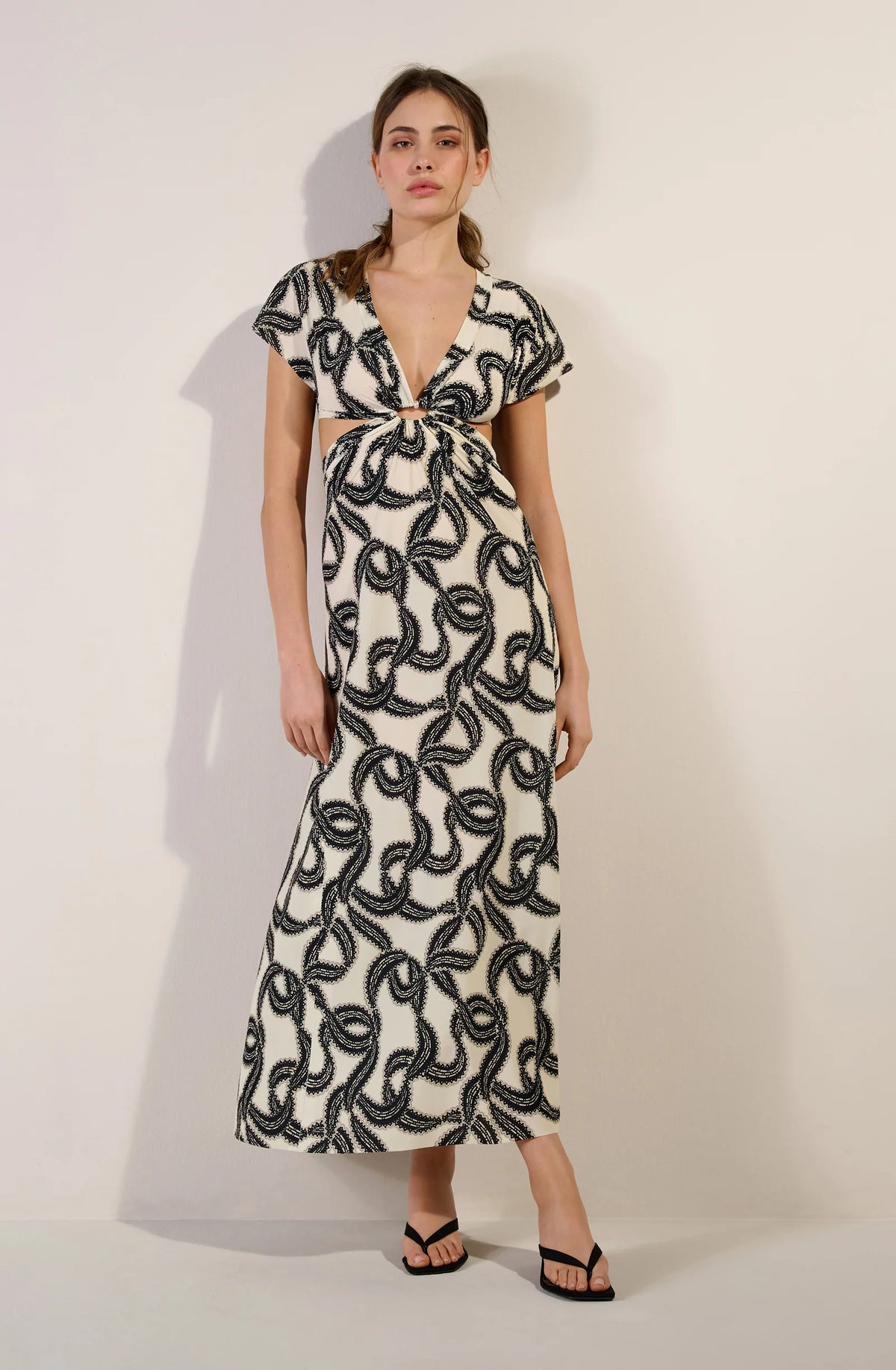 Robe longue imprimée rislene BALLERINA