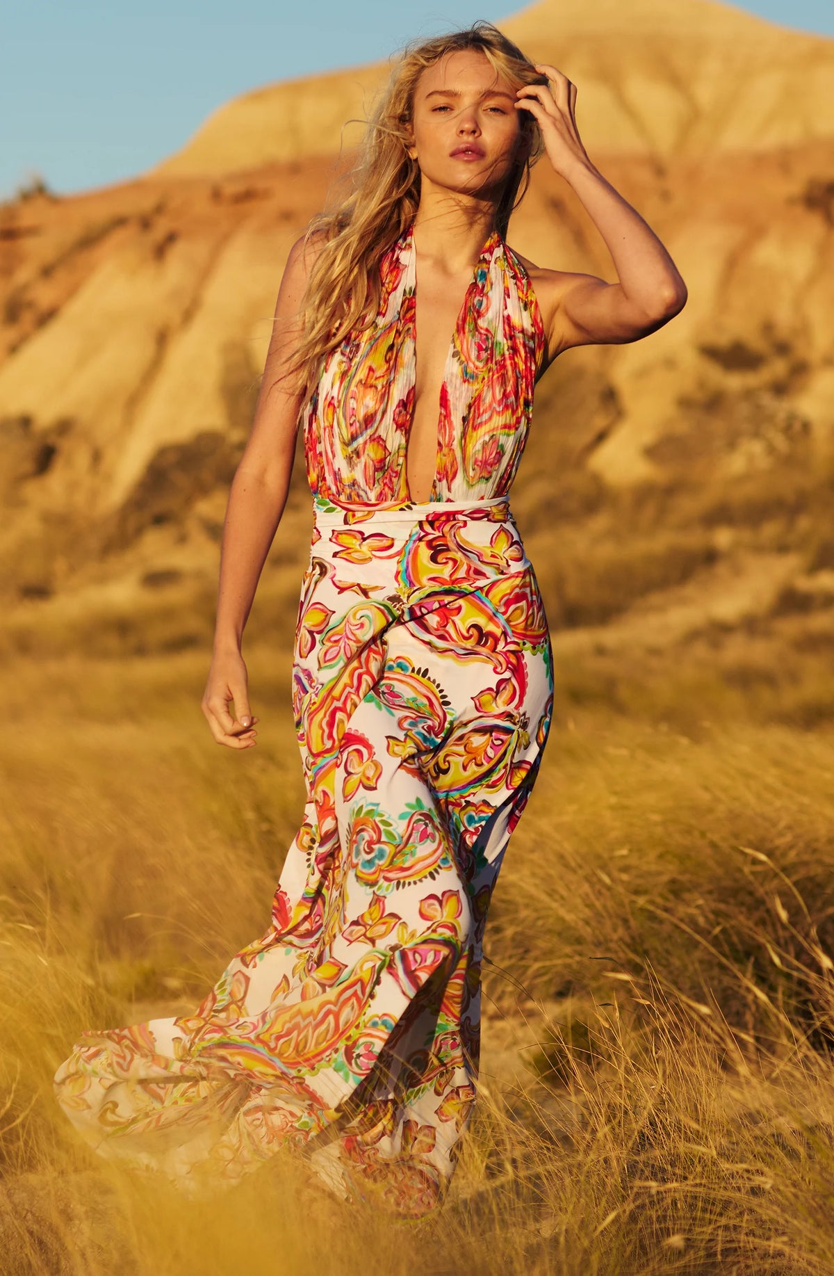 Jupe longue imprimée JOYA PAISLEY