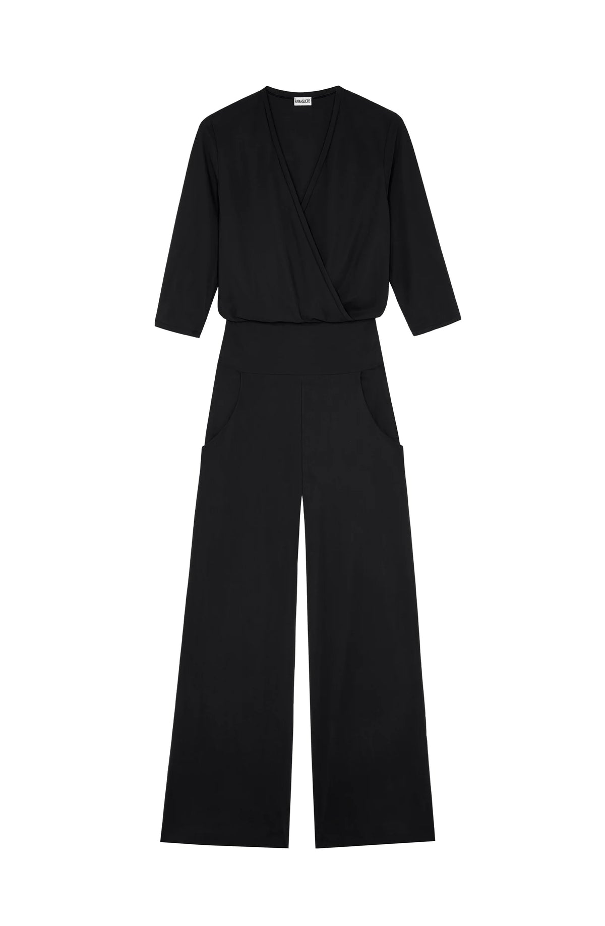 carin Bronze wrap jumpsuit