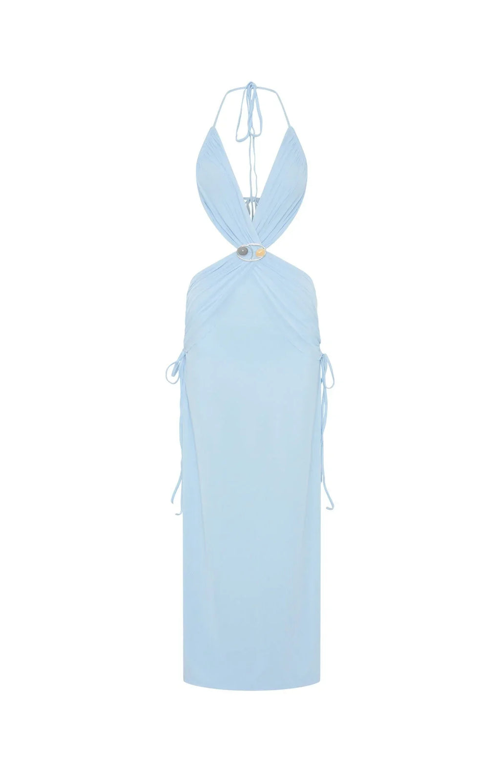 Robe longue Mariposa bleu glacier
