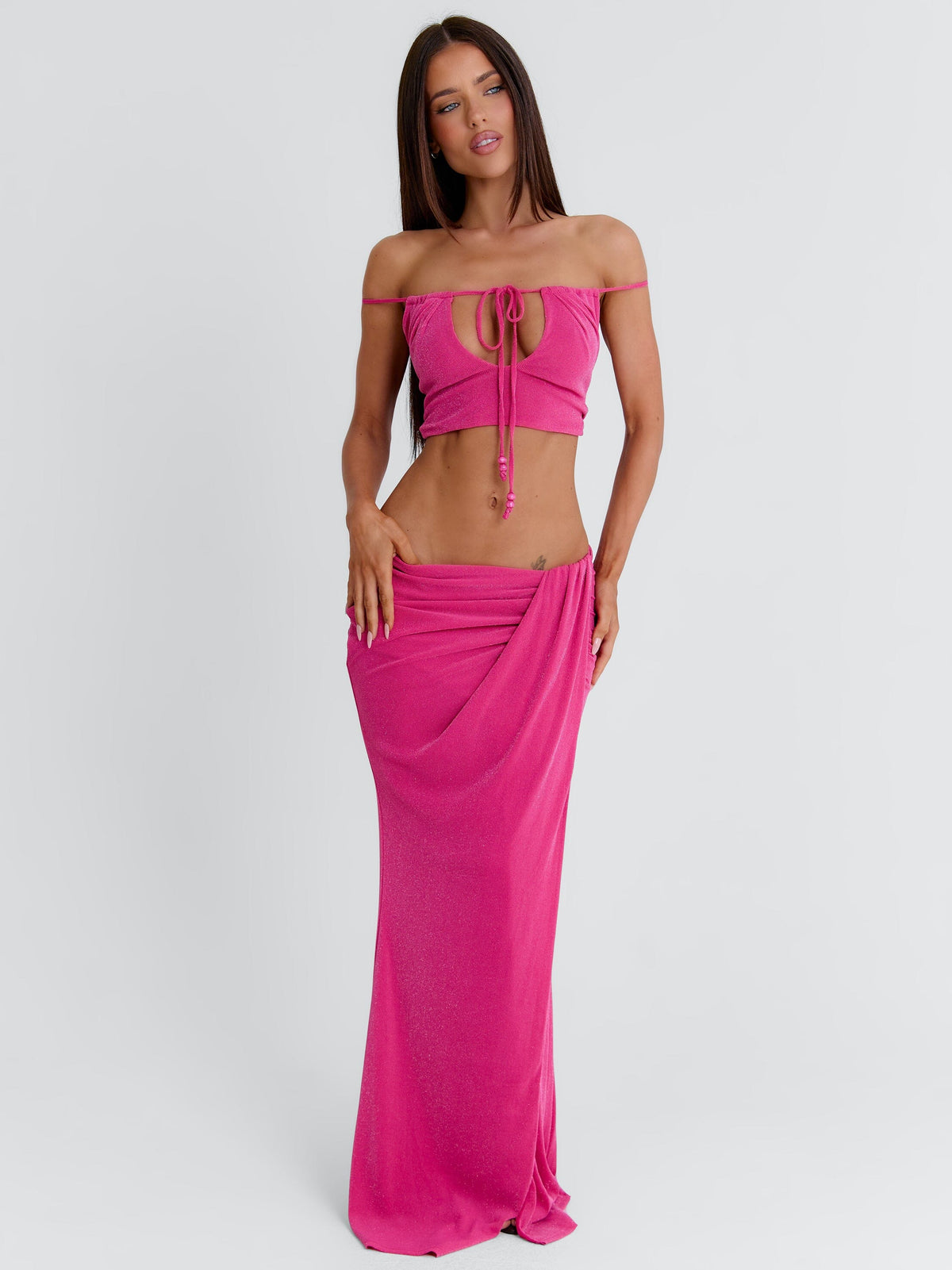 Haut court Hallee rose