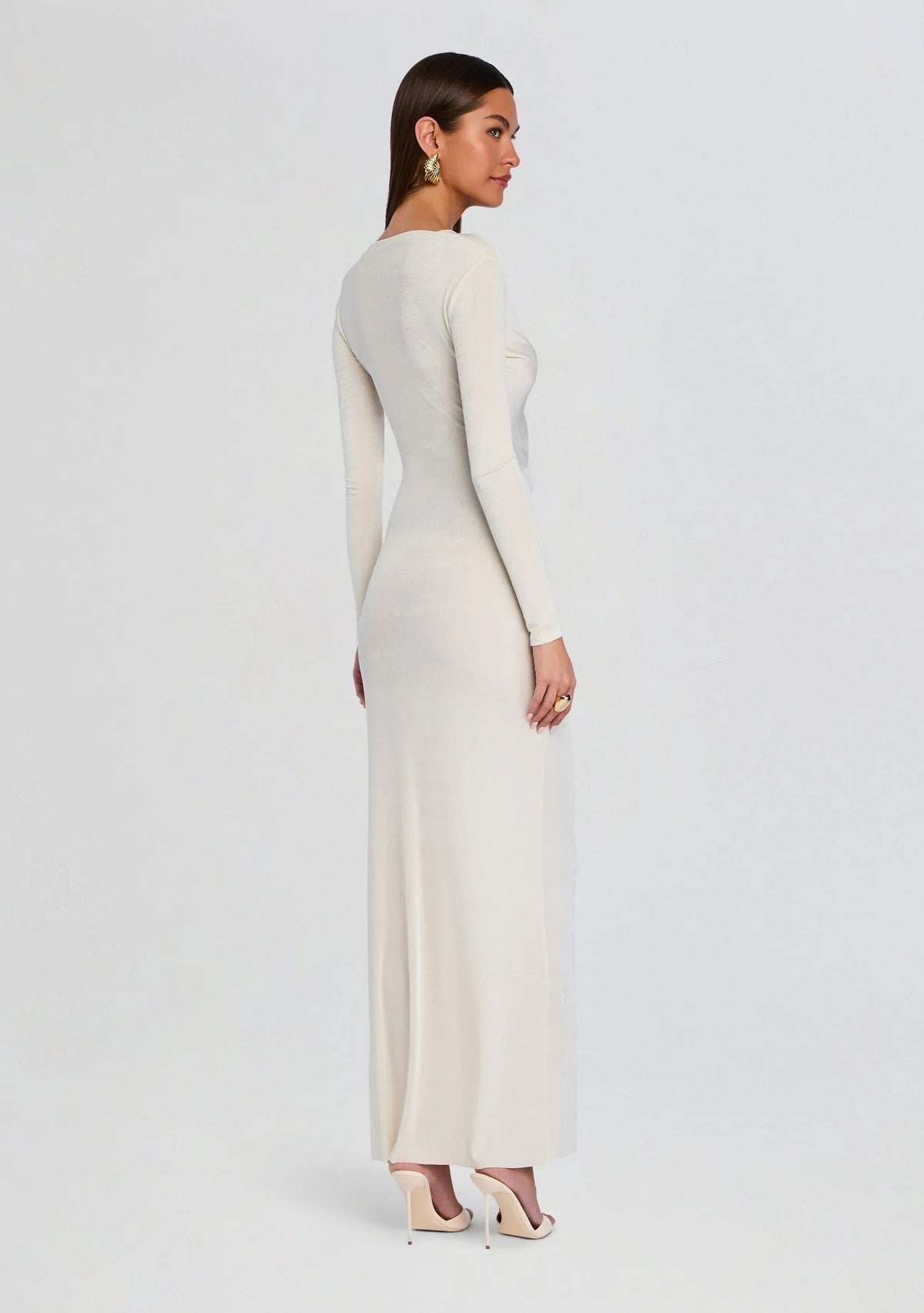 Robe longue ébène