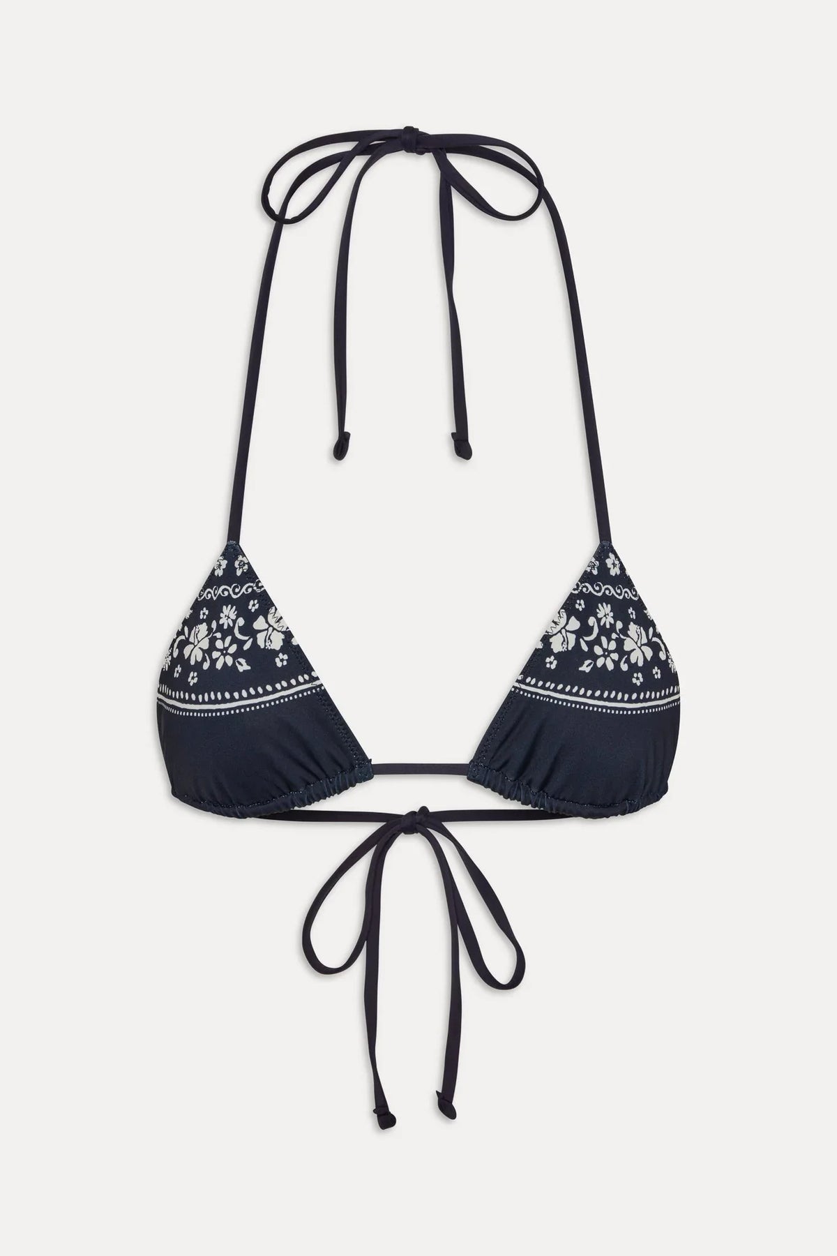 Haut de bikini triangle Nick - Bleu Malibu