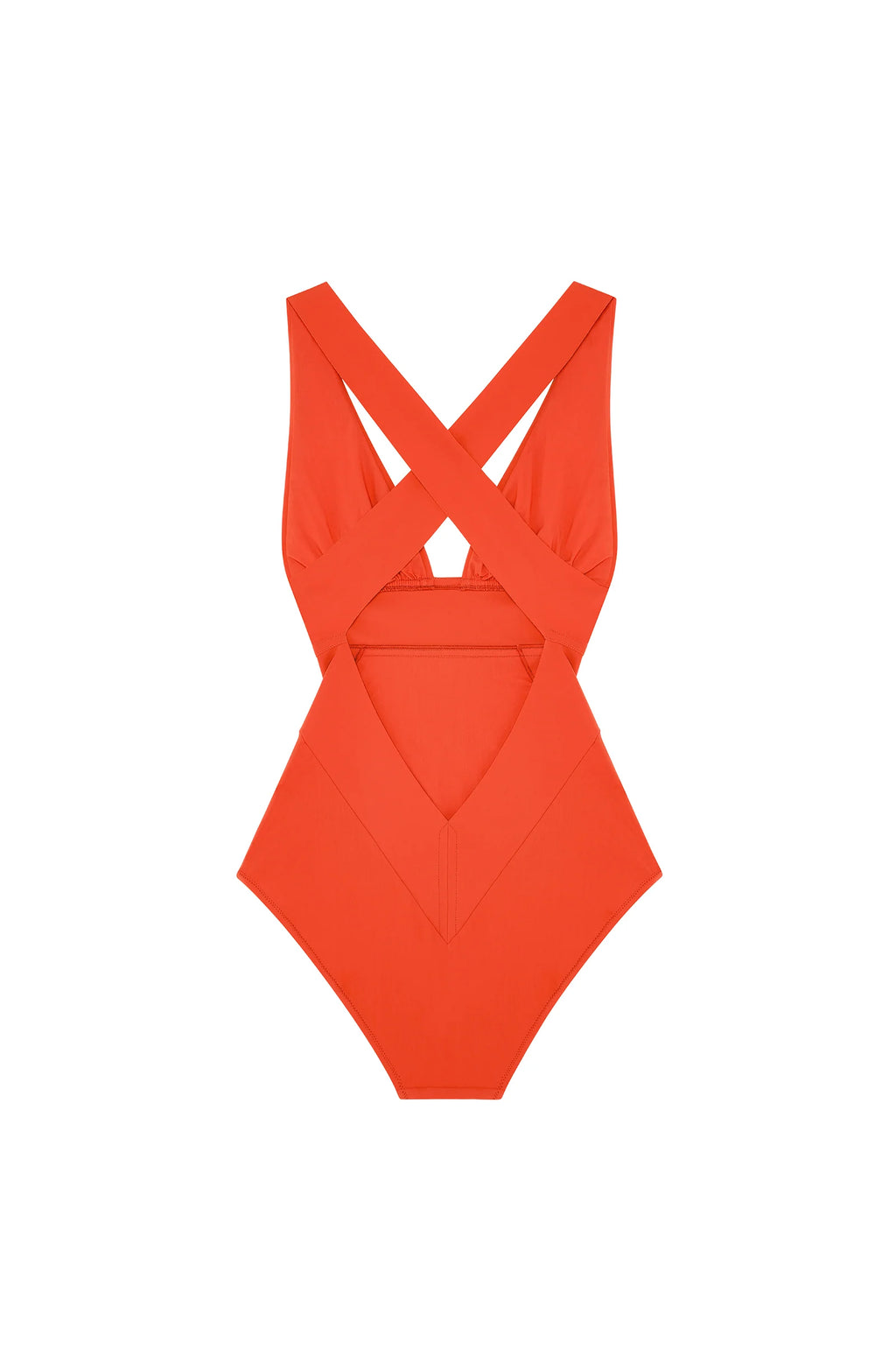 capri Navy crossed racerback swimsuit