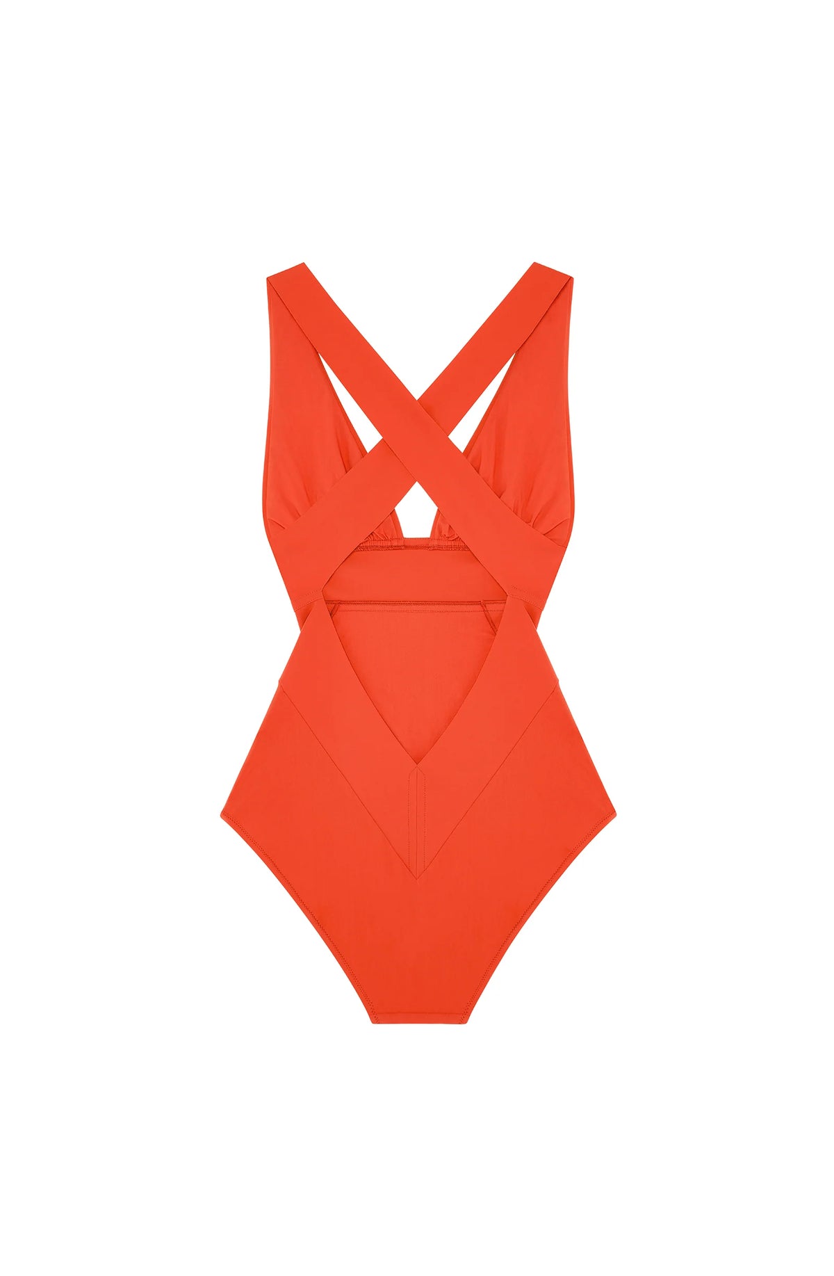 capri Navy crossed racerback swimsuit