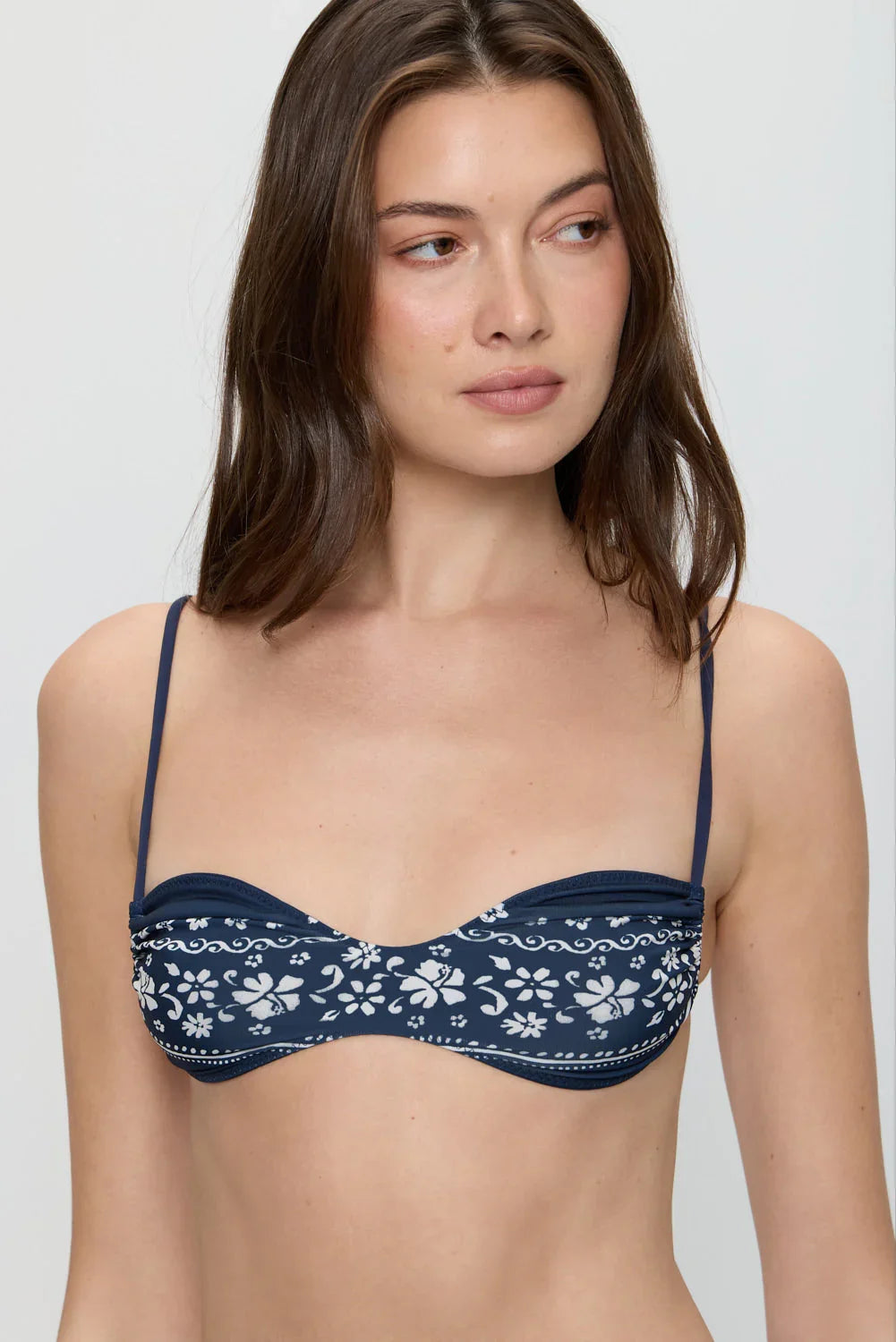 Haut de bikini écourté Magnolia - Bleu Malibu